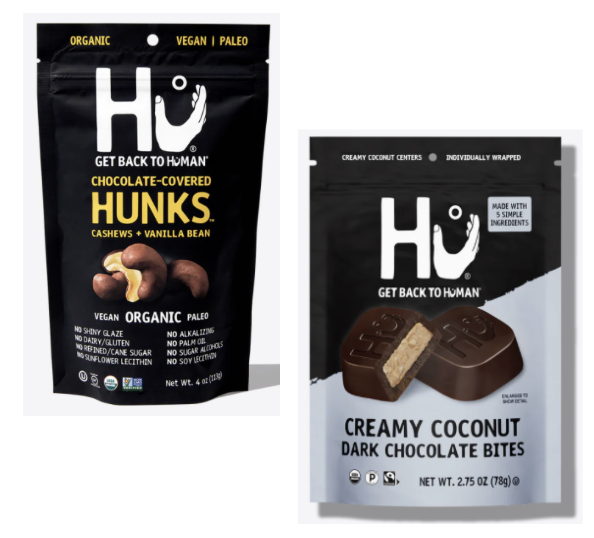 Hu Chocolate-Covered Hunks (Cashews + Vanilla, Almonds + Sea Salt)